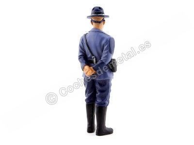 Figura de Resina "Policia Estatal Americana State Trooper Craig" 1:18 American Diorama 16107 Cochesdemetal.es 2