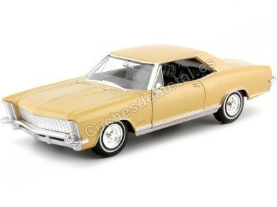 Cochesdemetal.es 1965 Buick Riviera Gran Sport Dorado 1:24 Welly 24072