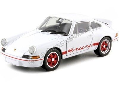 Cochesdemetal.es 1973 Porsche 911 Carrera RS 2.7 Blanco 1:24 Welly 24086