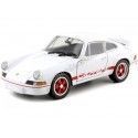 Cochesdemetal.es 1973 Porsche 911 Carrera RS 2.7 Blanco 1:24 Welly 24086