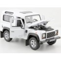 Cochesdemetal.es 2010 Land Rover Defender 90 TDI Blanco 1:24 Welly 22498
