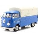 Cochesdemetal.es 1950 Volkswagen VW T1 Pickup con Lona "Volkswagen Service" Azul 1:18 Solido S1806702