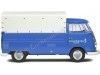 CARSDEMETAL.ES 1950 Volkswagen VW T1 Pickup avec toile "Volkswagen Service" Blue 1:18 Solid S1806702