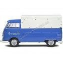 CARSDEMETAL.ES 1950 Volkswagen VW T1 Pickup avec toile "Volkswagen Service" Blue 1:18 Solid S1806702