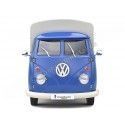 CARSDEMETAL.ES 1950 Volkswagen VW T1 Pickup avec toile "Volkswagen Service" Blue 1:18 Solid S1806702