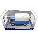 CARSDEMETAL.ES 1950 Volkswagen VW T1 Pickup avec toile "Volkswagen Service" Blue 1:18 Solid S1806702