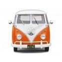 Cochesdemetal.es 1950 Volkswagen VW Prise en charge "Surfer" Naza / Blanco 1:18 Solino S1806701