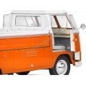 Cochesdemetal.es 1950 Volkswagen VW T1 Pickup "Surfera" Naranja/Blanco 1:18 Solido S1806701