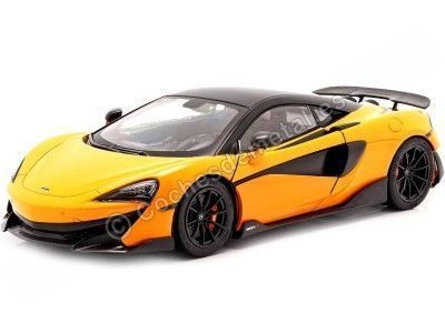 2018 McLaren 600LT Coupe Naranja 1:18 Solido S1804501 Cochesdemetal.es