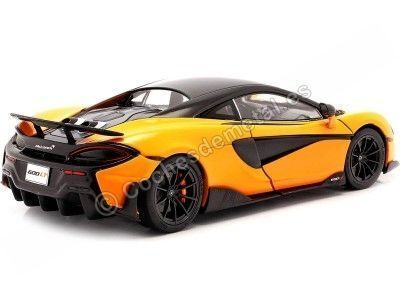 2018 McLaren 600LT Coupe Naranja 1:18 Solido S1804501 Cochesdemetal.es 2