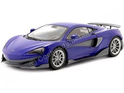 2018 McLaren 600LT Coupe Lantana Purple 1:18 Solido S1804502 Cochesdemetal.es