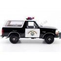 Cochesdemetal.es 1995 Ford Bronco "California Highway Patrol" Negro / Blanco 1:18 Greenlight 19089