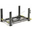 CARSDEMETAL.ES Escenseur réglable de quatre colonnes "Four Post Lift" Gris / Jaune 1:18 Greenlight 13591