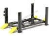 Cochesdemetal.es Elevador Ajustable de Cuatro Columnas "Four-Post Lift" Gris/Amarillo 1:18 Greenlight 13591