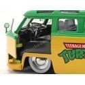 Cochesdemetal.es 1962 Volkswagen VW Bus T1 + Leonardo "Tortugas Ninja" 1:24 Jada Toys 31786/253285000