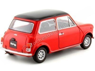 Cochesdemetal.es 1974 Mini Cooper 1300 Rojo/Negro 1:24 Welly 22496 2