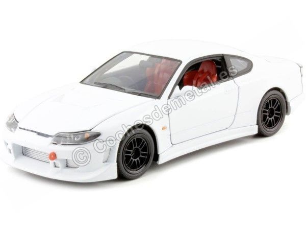 Cochesdemetal.es 2002 Nissan Silvia S15 Tuning Rhd Blanco 1:24 Welly 22485