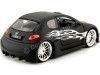 Cochesdemetal.es 2003 Peugeot 206 Tuning Negro Mate 1:24 Welly 22486