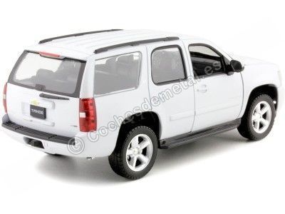 Cochesdemetal.es 2008 Chevrolet Tahoe Blanco 1:24 Welly 22509 2