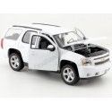 Cochesdemetal.es 2008 Chevrolet Tahoe Blanco 1:24 Welly 22509