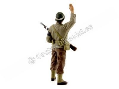 Cochesdemetal.es Figura de Resina "WWII US Policía Militar Figura I" 1:18 American Diorama 77414 2