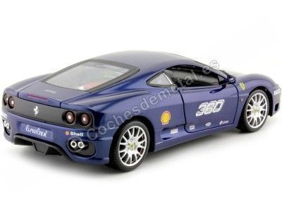 1999 Ferrari F360 Modena Challenge Nº360 Azul 1:24 Bburago 18-26304 Cochesdemetal.es 2