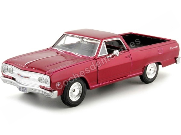 CARSDEMETAL.ES 1965 Chevrolet La route rouge métallique 1:25 MAISTO 31977