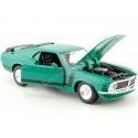 Cochesdemetal.es 1970 Ford Mustang Boss 302 Verde/Negro 1:24 Maisto 31943