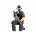 Cochesdemetal.es Figura de Resina "Unidad Geo / Swat, ensemble de 4" 1:18 American Diorama 77418 77419 77420 77421