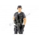 Cochesdemetal.es Figura de Resina "Unidad GEO/SWAT Capitán" 1:18 American Diorama 77418