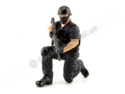 Figura de Resina "Unidad GEO/SWAT Tirador" 1:18 American Diorama 77421 Cochesdemetal.es