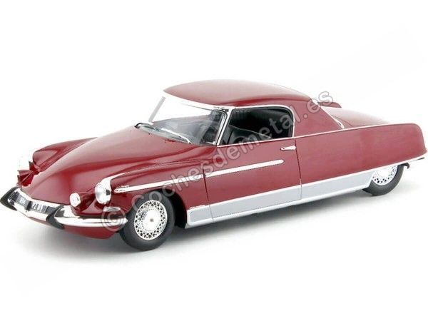 Cochesdemetal.es 1967 Citroen DS Chapron "Le Dandy" con Luces Granate 1:18 Norev 18001B