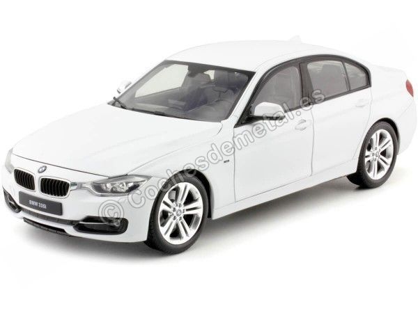 Cochesdemetal.es 2012 BMW Serie 3 (F30) 335i Blanco 1:18 Welly 18043