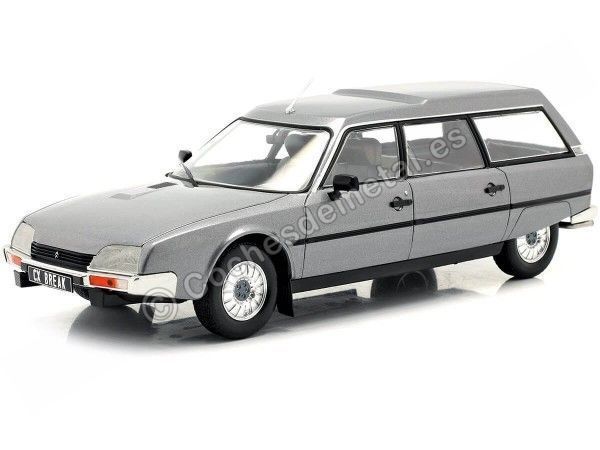 Cochesdemetal.es 1989 Citroen CX Break/Familiar Gris Metalizado 1:24 WhiteBox 124067