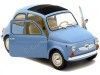 Cochesdemetal.es 1968 Fiat Steyr-Puch 500 Azul Acero 1:18 Solido S1801405