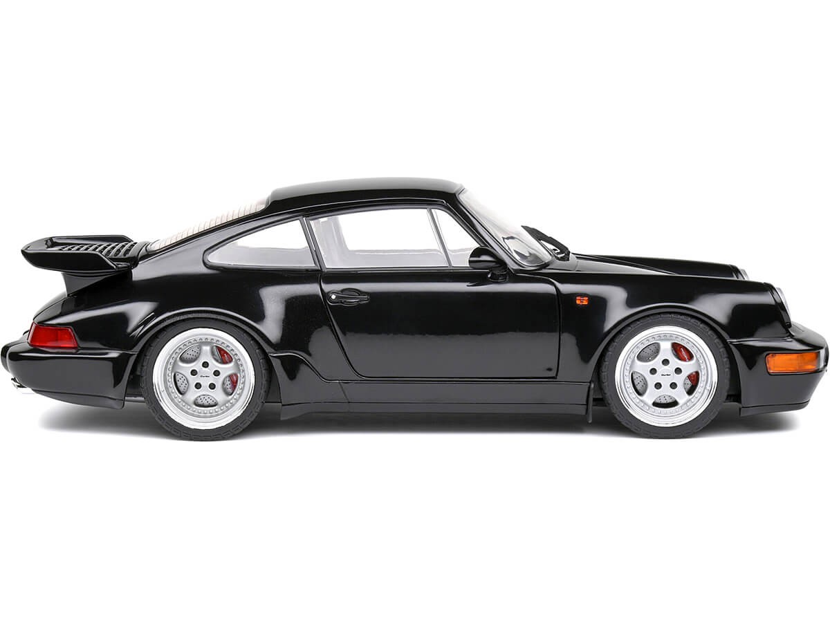 Solido S1803404 1:18-Scale 1993 Black Porsche 964 Turbo Collectible Car