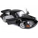 Cochesdemetal.es 1993 Porsche 911 (964) Turbo 3,6 "Bad Boys" Negro 1:18 Solino S1803404