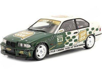 1994 BMW M3 Coupe (E36) "Starfotictac" Verde 1:18 Solido S1803906 Cochesdemetal.es