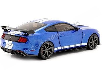 2020 Ford Mustang Shelby GT500 Fast Track Azul/Blanco 1:18 Solido S1805901 Cochesdemetal.es 2