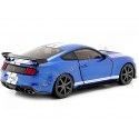 Cochesdemetal.es 2020 Ford Mustang Shelby GT500 Performance Fast Track Azul/Blanco 1:18 Solido S1805901