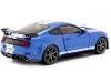 Cochesdemetal.es 2020 Ford Mustang Shelby GT500 Performance Fast Track Azul/Blanco 1:18 Solido S1805901