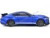 Cochesdemetal.es 2020 Ford Mustang Shelby GT500 Performance Fast Track Azul/Blanco 1:18 Solido S1805901