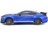 Cochesdemetal.es 2020 Ford Mustang Shelby GT500 Performance Fast Track Azul/Blanco 1:18 Solido S1805901