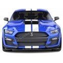 Cochesdemetal.es 2020 Ford Mustang Shelby GT500 Performance Fast Track Azul/Blanco 1:18 Solido S1805901