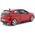 Cochesdemetal.es 2014 Volkswagen Polo GTi Mark 5 Rojo 1:24 Bburago 21059 En Liquidación