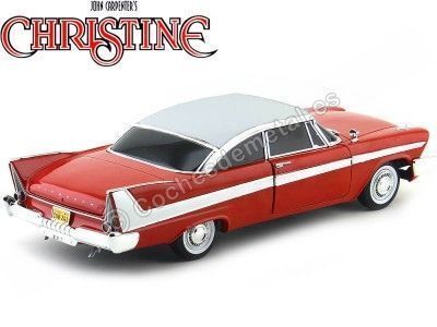 1958 Plymouth Fury "Christine" Red-White 1:18 Auto World AWSS102 Cochesdemetal.es 2