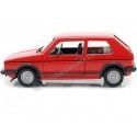 Cochesdemetal.es 1979 Volkswagen Golf MK1 GTI Rojo 1:24 Bburago 21089 En Liquidación