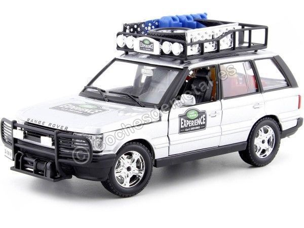 Cochesdemetal.es 2006 Land Rover Range Rover Safari Plata 1:24 Bburago 22061 En Liquidación