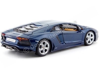 2011 Lamborghini Aventador LP700-4 Azul 1:24 Maisto 31210 En Liquidación Cochesdemetal.es 2