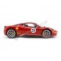 2010 Ferrari 458 Italia Challenge Rojo 1:18 Hot Wheels X5486 Cochesdemetal 6 - Coches de Metal 